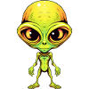 Cute Halloween Alien