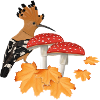 Hoopoe Autumn Bird Birdwatcher Halloween