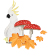 Cockatoo Autumn Bird Birdwatcher Halloween