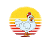 Funny Chicken Saying Chicken