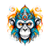 Monkey Stencil