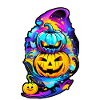 Halloween Pumpkin Head 03