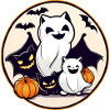 Cute Halloween monsters