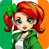 Cute Irish redhead girl