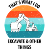 Bagger Baggerfahrer Baggerwagen