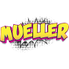 Mueller Nome personalizzato Stile fumetto Pop Art,