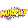 Murphy Benutzerdefinierter Name Comic-Buch-Stil Pop-Art,