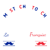 Moustache française bleu blanc rouge