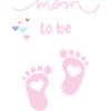 Mom to be - pink