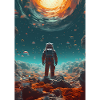 Astronaute dans l’espace