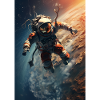 Astronaute dans l’espace