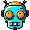 Cute Halloween Robot