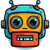 Cute Halloween Robot