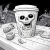 Kaffee - Becher Halloween