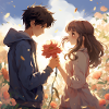 Love Flower Boy and Girl