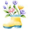Blomst, gartner, gartner, gave, blomster, hjemmegartner
