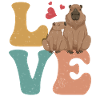 Capybara Capibara LOVE