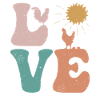 Chicken Farm Animal Breeder LOVE