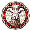 Stained glass window Geiss