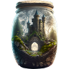 A castle in a glass