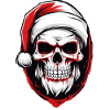 Skull Santa Claus
