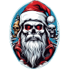 Weihnachtsmann Skull