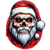 Skull Santa Claus