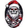 Skull Santa Claus