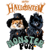 Halloween Poméranie - Monster Pom
