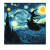 Halloween Witch Starry Night