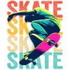 Skateboarding Skate