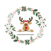 Reindeer Advent Wreath