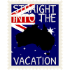 Drapeau australien sous drapeau australien