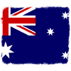 Drapeau australien sous drapeau australien