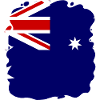Drapeau australien sous drapeau australien