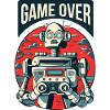 Robot game over