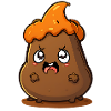 Funny Halloween Monster Poop Pile
