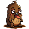 Funny Halloween Monster Poop Pile
