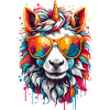 Regenbogen Einhorn süß cool