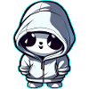 Cute ghost with hoodie