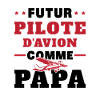 Futur Pilote d'avion comme Papa
