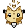 Halloween Zombie Cat