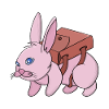 Bunny going to school