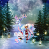 Wonderful fantasy reindeer