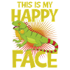 This is my happy face iguana