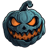 Grinning Pumpkin Face - Pumpkin Halloween