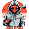 ALIEN CAME IN PEACE