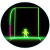 Fußballtor im Neon Look