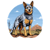 Hund Bouvier australien