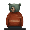 Bär im Winter Pullover